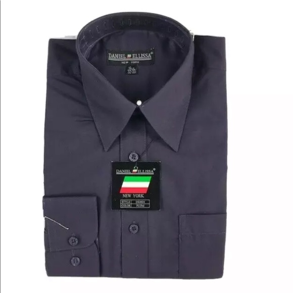 Daniel Ellissa Men's Turquoise Regular Fit Dress Shirt - Stylish & Sophisticated main image 1